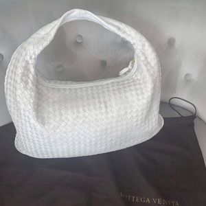 Gorgeous light gray Bottega Venata hobo purse